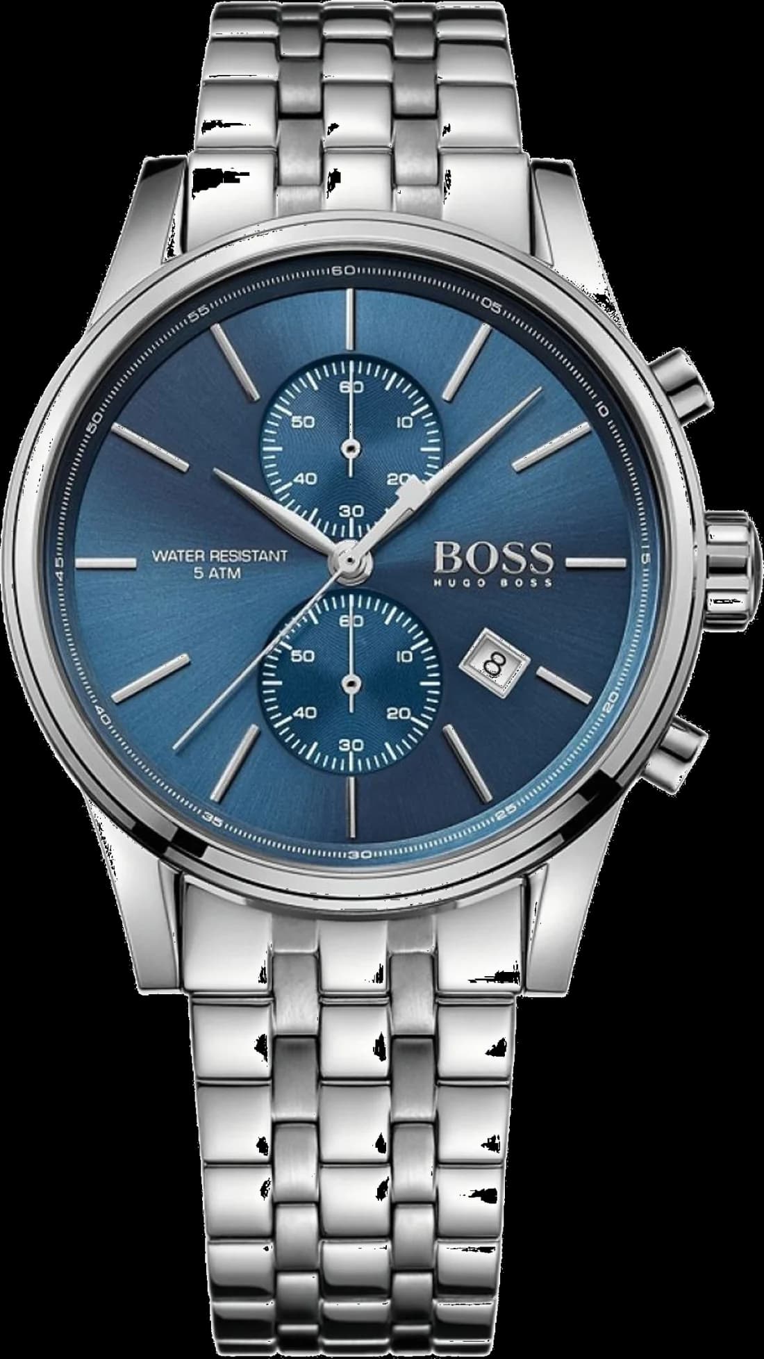 Montre Hugo Boss 1513384 Classic Jet Cadran Bleu et Bracelet Acier