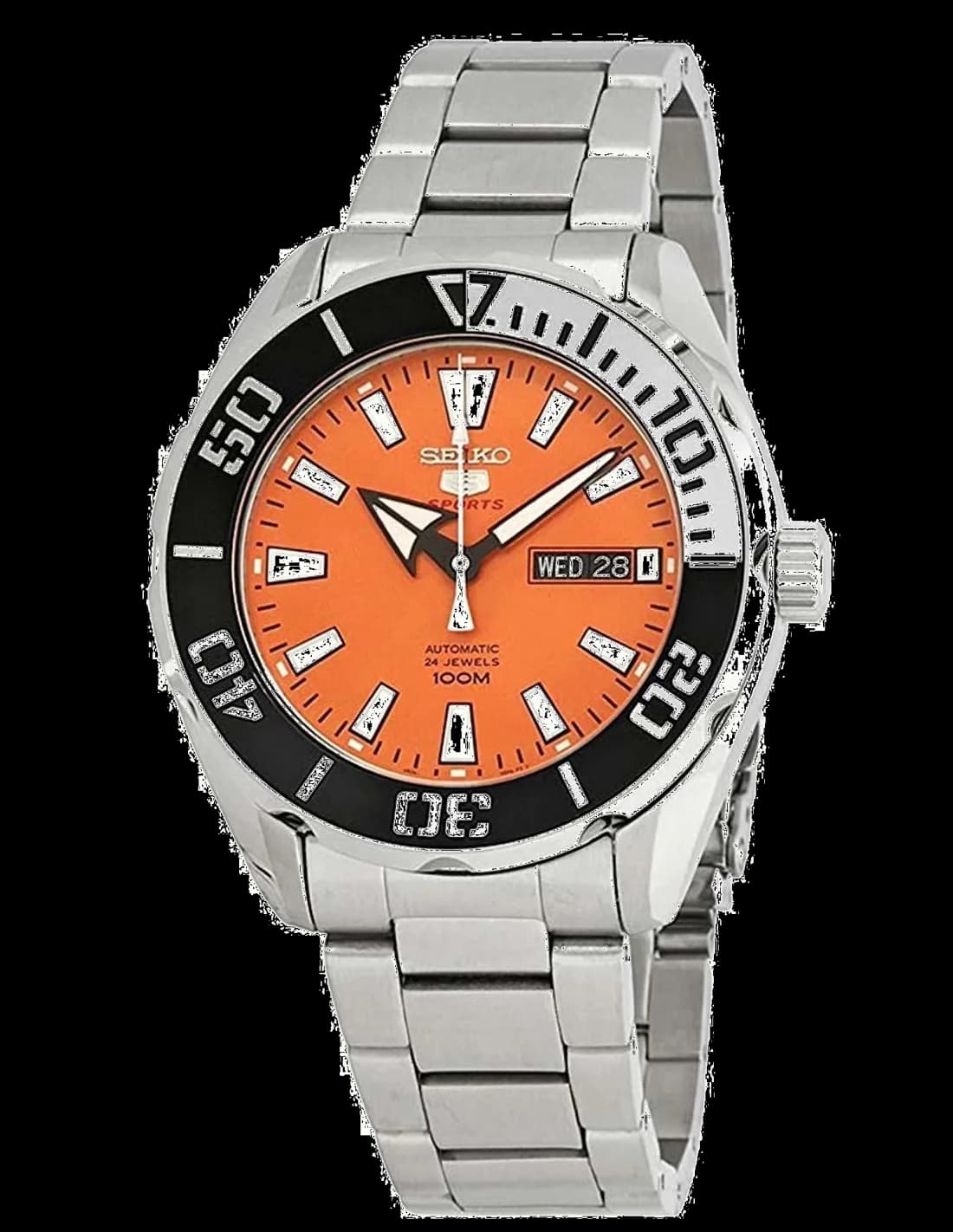 Montre Homme Seiko SRPC55K1 Automatique Cadran Orange 43mm