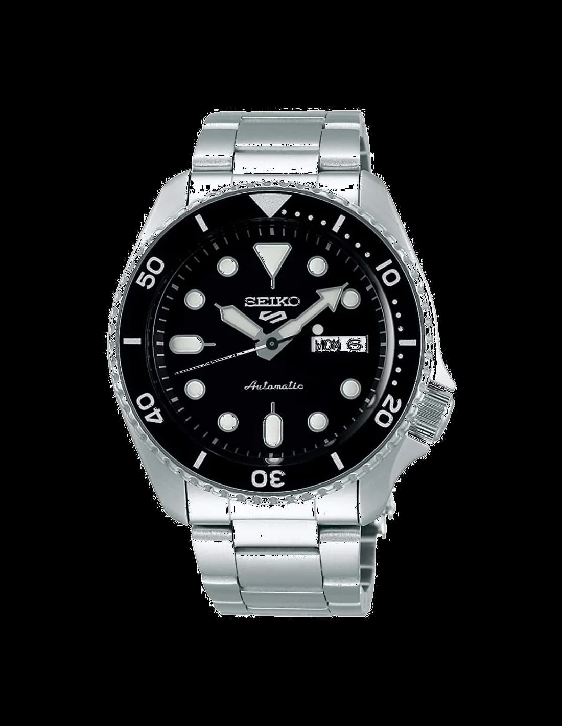 Montre Homme Seiko SRPD55K1 Automatique Acier Cadran Noir