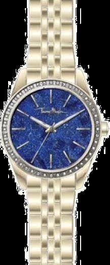 Montre Femme Thierry Mugler Réf. 4724702 Cadran Violet Bracelet Or