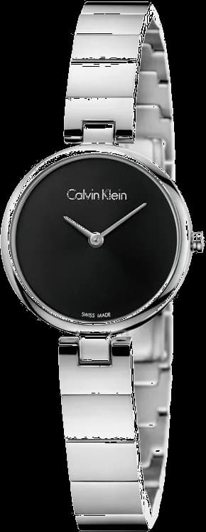 Montre Femme Calvin Klein Authentic K8G23141 Cadran Noir Acier Inoxydable Argent