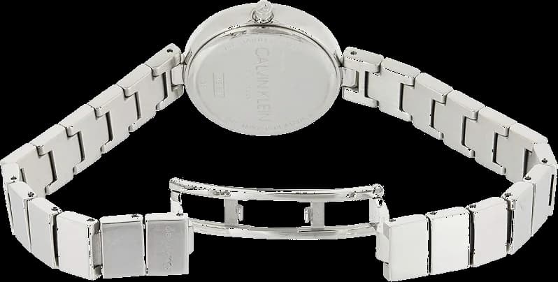 Montre Femme Calvin Klein Authentic K8G23141 Cadran Noir Acier Inoxydable Argent vue 4