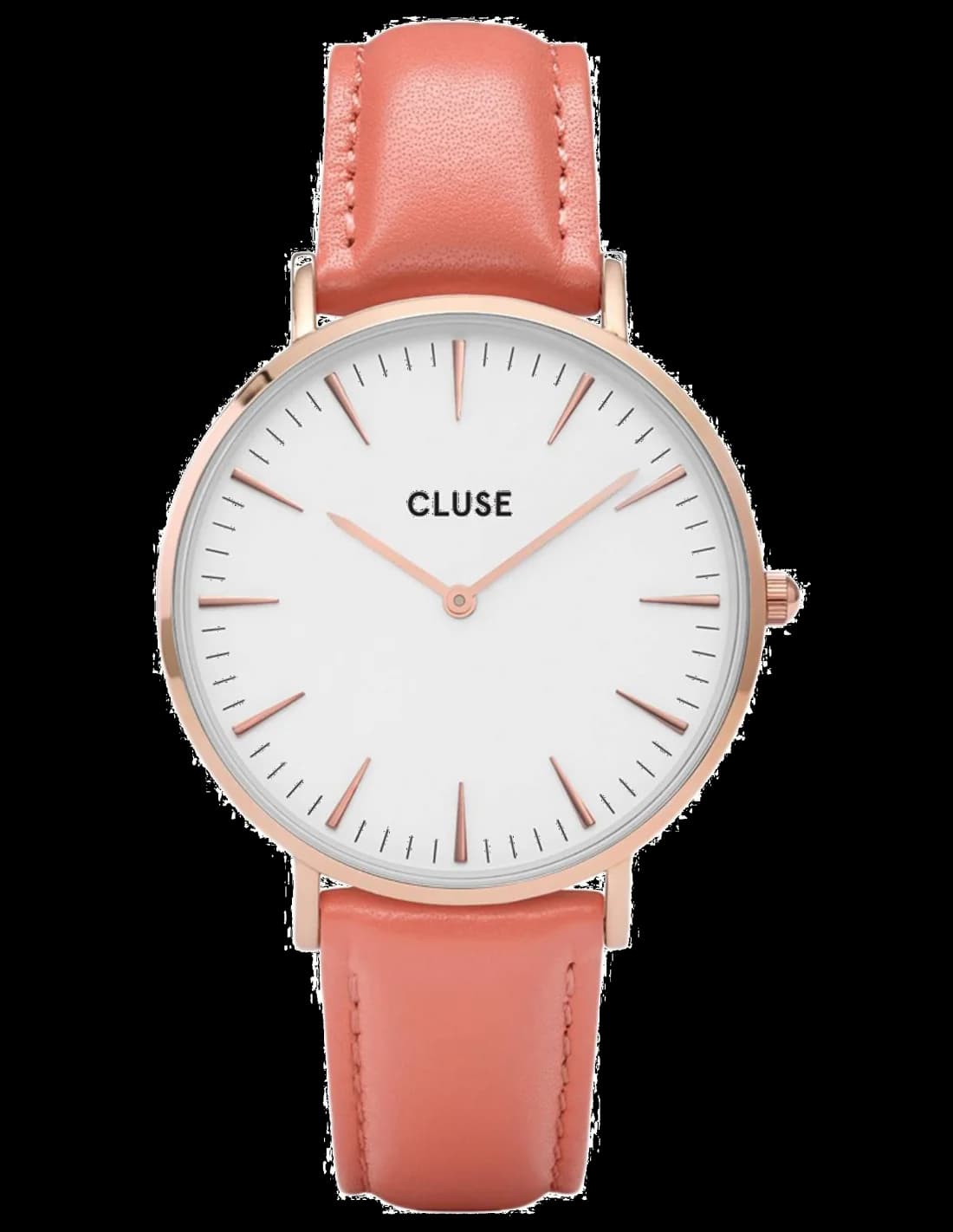Montre Femme Cluse La Bohème CL18032 en or rose et cadran blanc