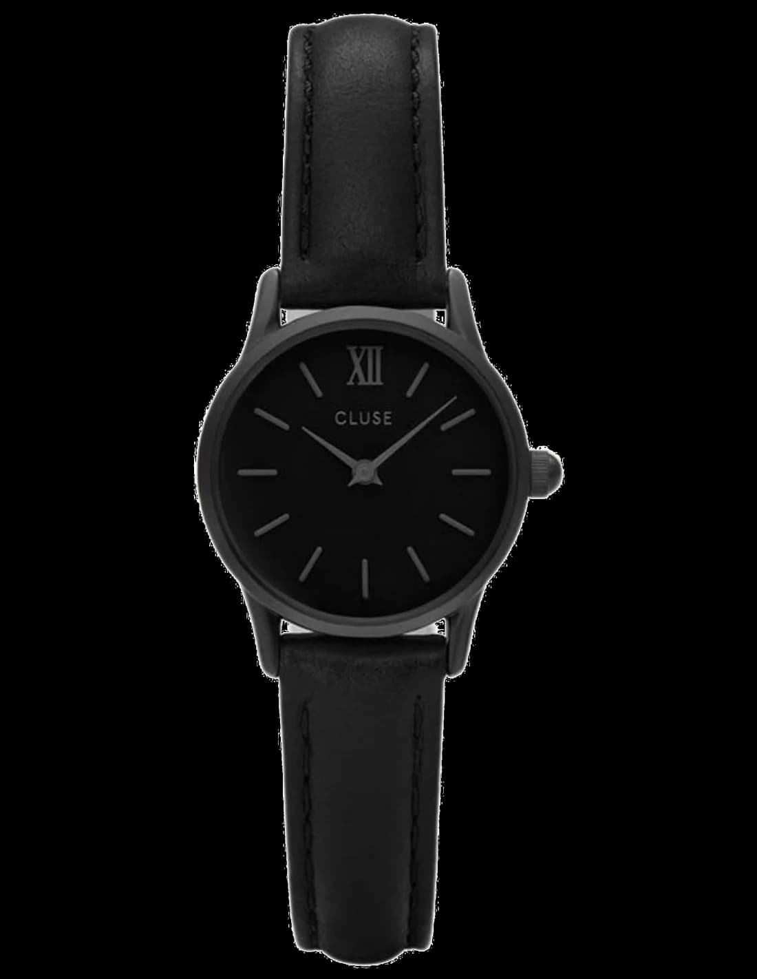 Montre Femme Cluse La Vedette CL50015 - Cadran et bracelet cuir noir