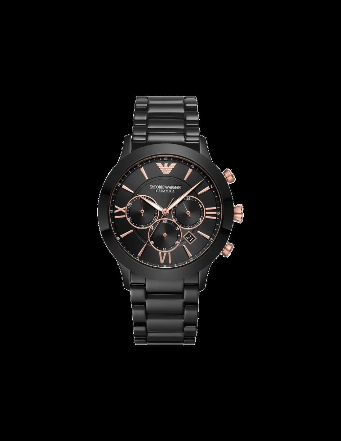 Montre Homme Emporio Armani AR70006 en céramique noire