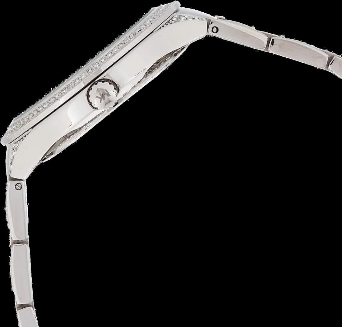 Montre Michael Kors Kerry MK3480 pour Femme, Cadran Bleu et Bracelet Acier Argent vue 3