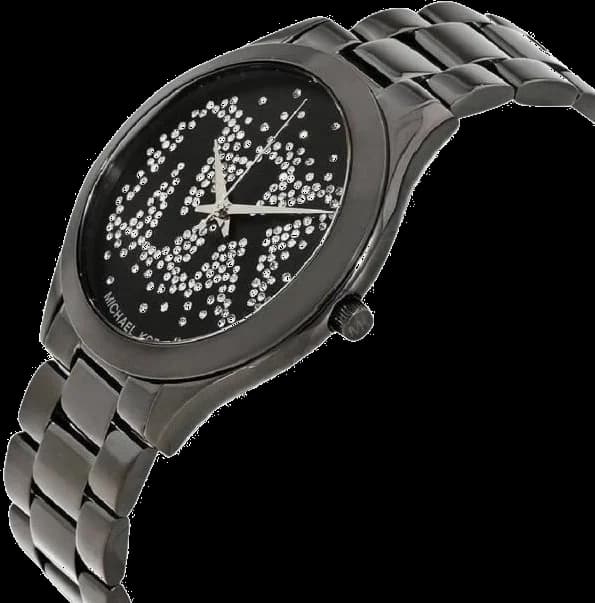 Montre Michael Kors MK3589 pour Femme en Acier Inoxydable Noir vue 2