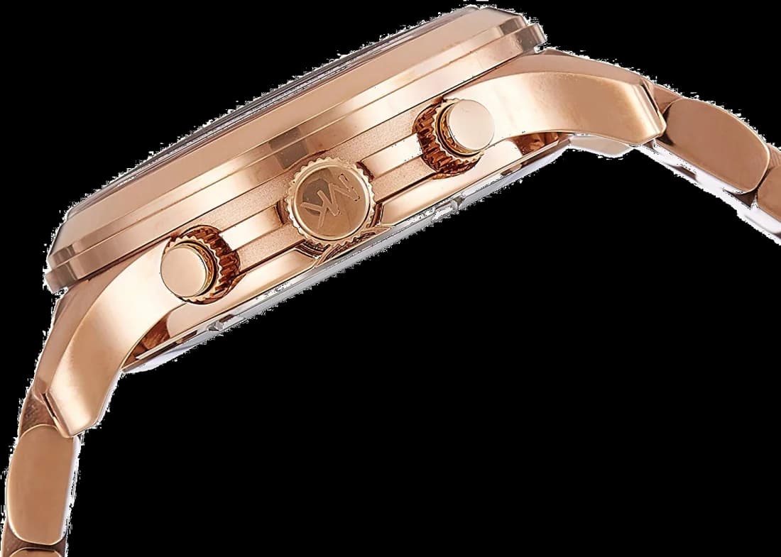 Montre Femme Michael Kors Runway MK5128 en acier inoxydable or rose vue 2