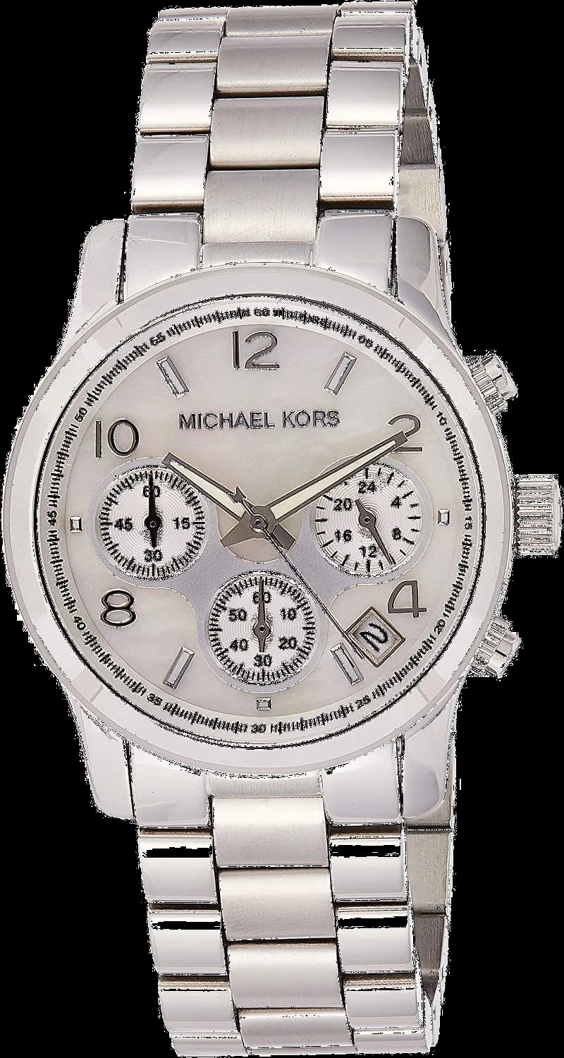 Montre Femme Michael Kors Runway MK5304 en Acier Argenté vue 4