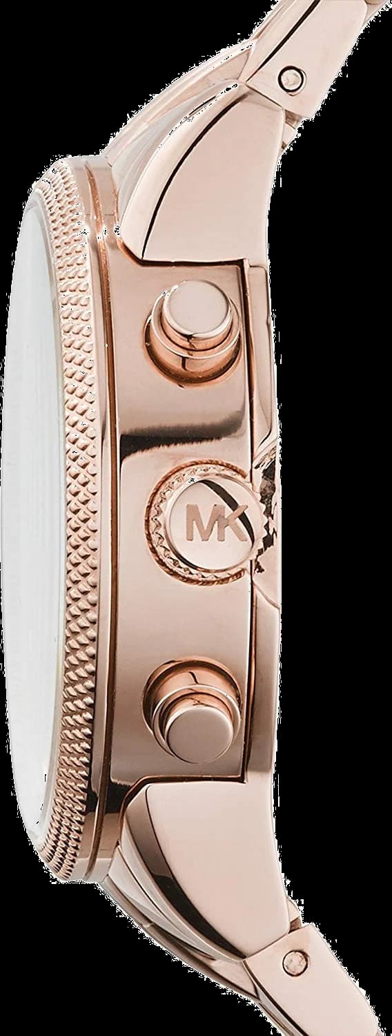 Montre Femme Michael Kors Ritz MK6077 en Acier Or Rose vue 2