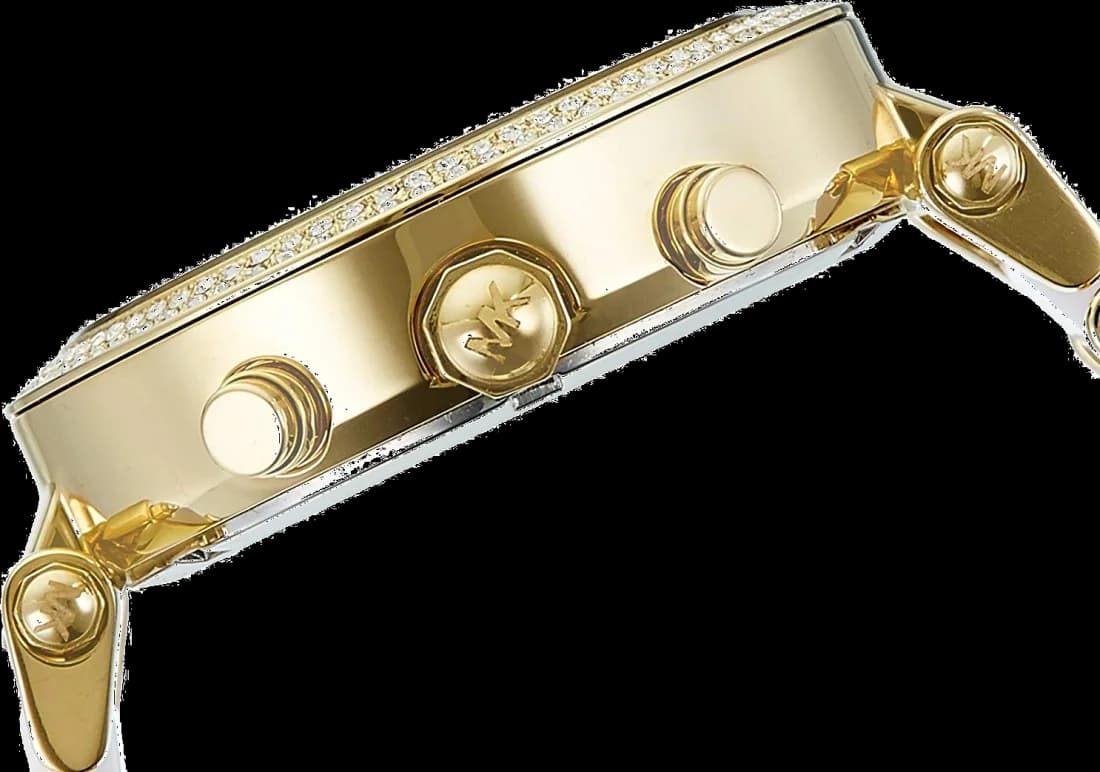 Montre Michael Kors MK6119 Femme Bicolore Or et Acier avec Cadran à Cristaux vue 2