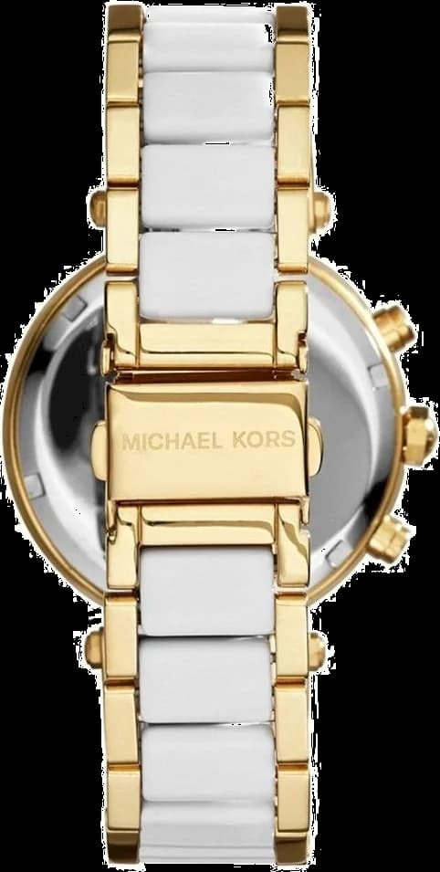 Montre Michael Kors MK6119 Femme Bicolore Or et Acier avec Cadran à Cristaux vue 3