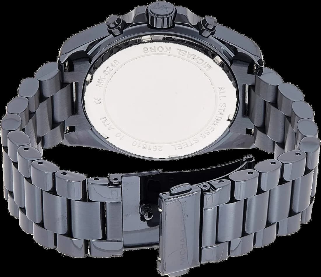 Montre Michael Kors MK6248 pour Femme - Boîtier et Bracelet Acier Inoxydable Bleu vue 4