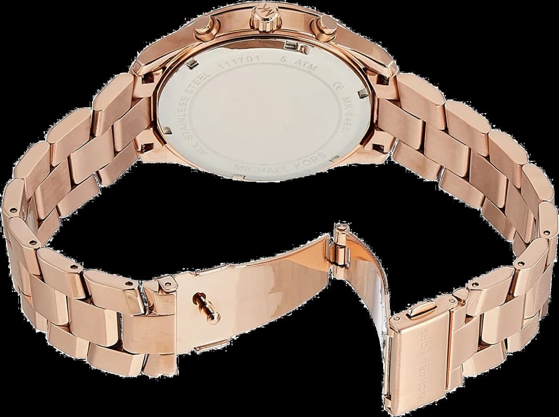 Montre Femme Michael Kors Briar MK6465 en Or Rose vue 3