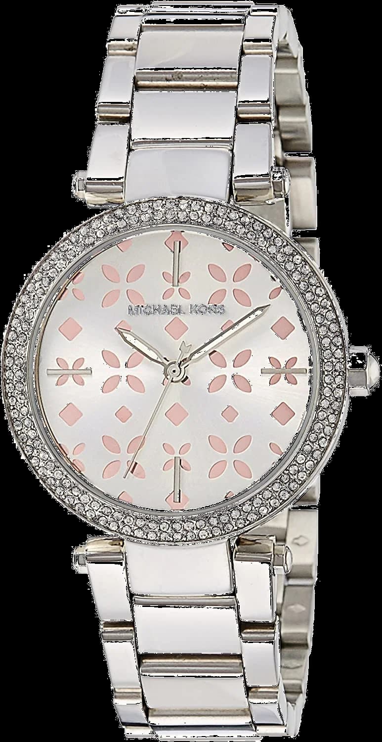 Montre Femme Michael Kors MK6483 Parker - Acier Bicolore Argent et Cristaux