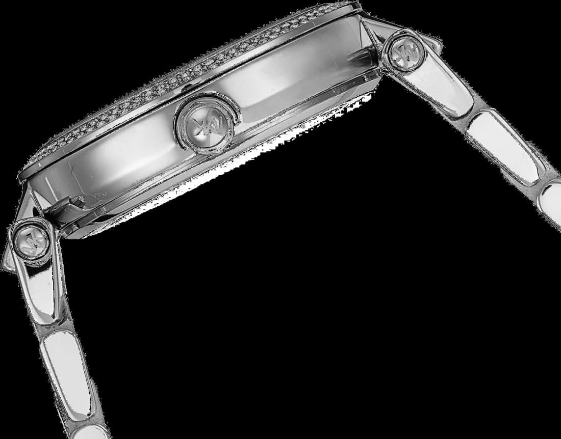 Montre Femme Michael Kors MK6483 Parker - Acier Bicolore Argent et Cristaux vue 2