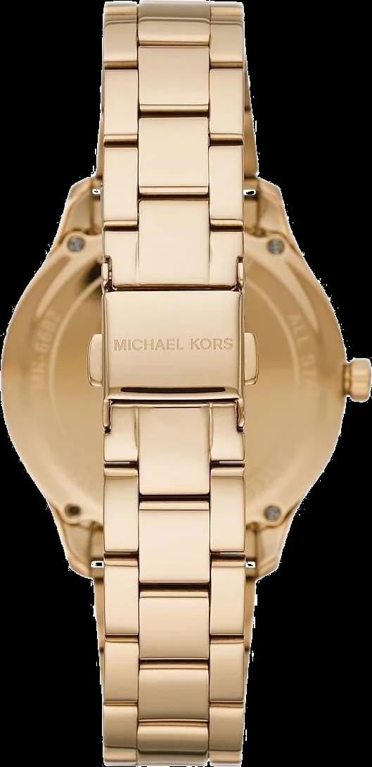 Montre Femme Michael Kors MK6682 en Acier Doré, Cadran Noir Gravé vue 2
