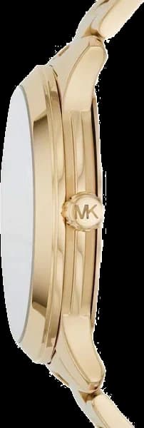 Montre Femme Michael Kors MK6682 en Acier Doré, Cadran Noir Gravé vue 3