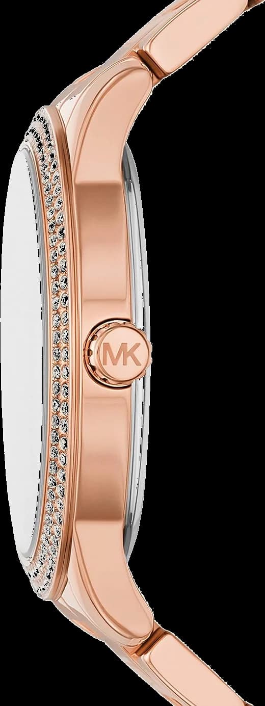 Montre Michael Kors MK6880 Tibby pour femme en acier or rose vue 2