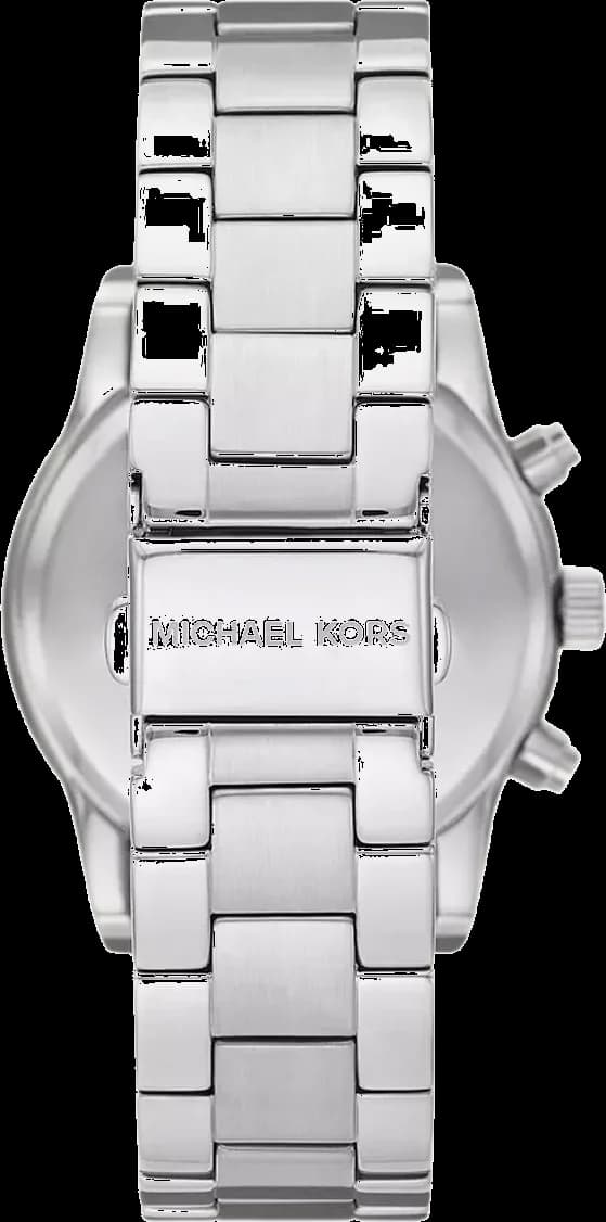 Montre Michael Kors Ritz MK7301 Femme - Cadran argent pavé de cristaux, bracelet acier vue 2