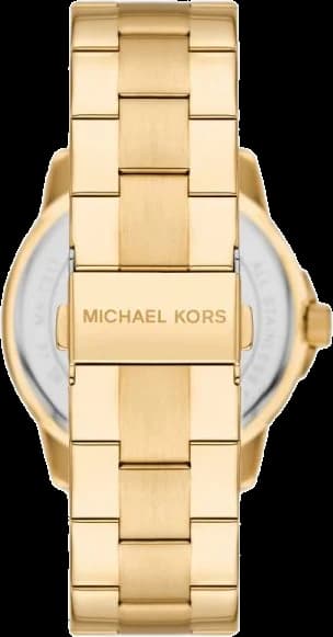 Montre Michael Kors Bryn MK7317 pour femme, cadran et bracelet or acier vue 3