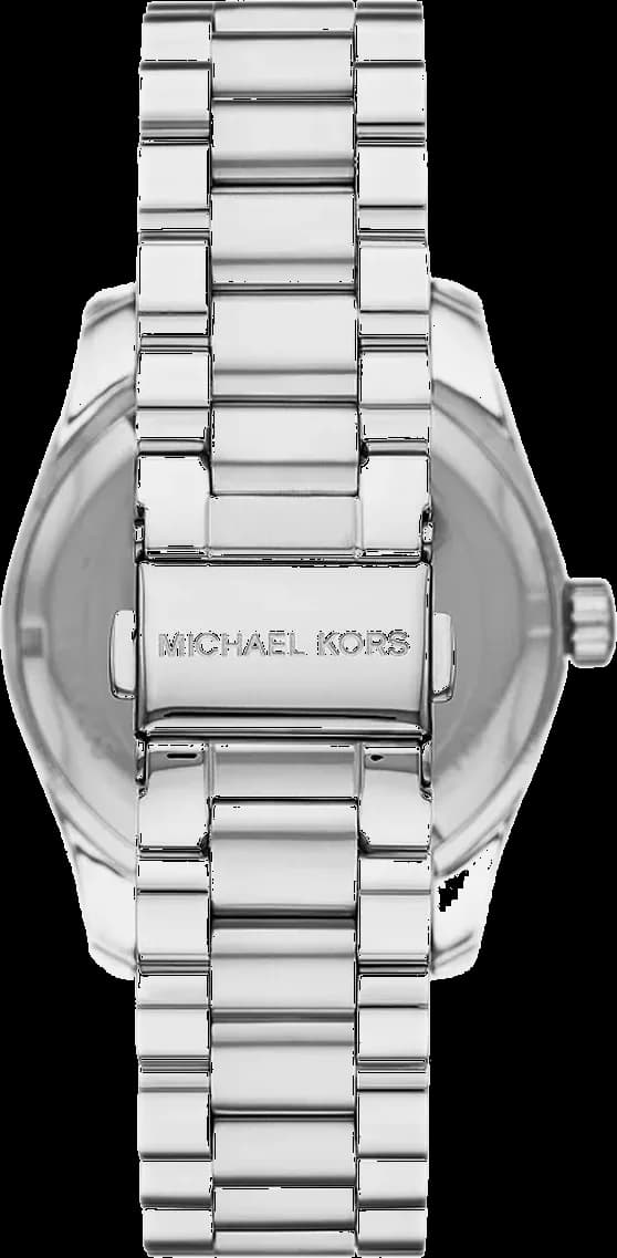 Montre Femme Michael Kors Lexington MK7443 - Cadran Fuchsia Pavé & Bracelet Acier Argenté vue 3