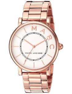 Montre Femme Marc Jacobs Roxy MJ3523 en acier or rose et cadran blanc