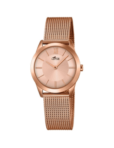 Montre Femme Lotus Trendy L18293/2 en Acier Or Rose