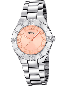 Montre Femme Lotus Trendy L15905/2 Cadran Rose Acier