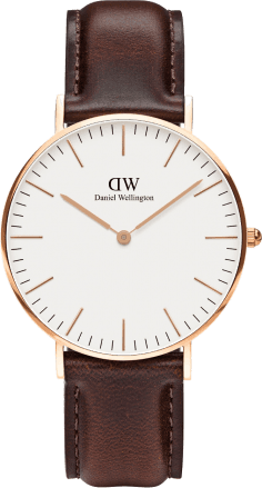 Montre Daniel Wellington Classic Bristol DW00100039 cuir marron 36mm