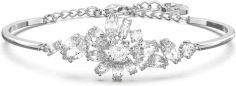Bracelet Jonc Femme Swarovski Gema Fleur Blanc Rhodié - Réf. 5644681