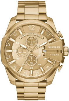 Montre Diesel Mega Chief DZ4360 pour Homme en Acier Doré