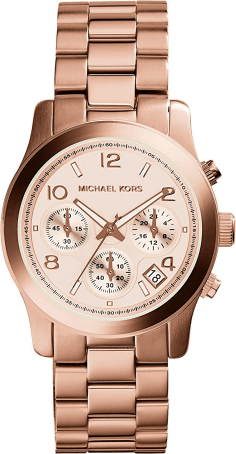 Montre Femme Michael Kors Runway MK5128 en acier or rose