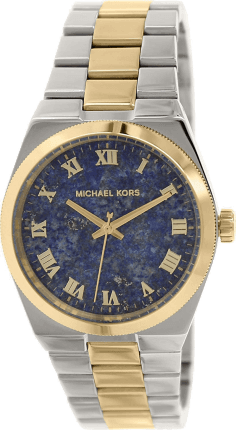 Montre Femme Michael Kors MK5893 Channing - Cadran Bleu Lapis & Bracelet Acier Bicolore