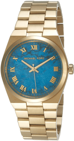 Montre Femme Michael Kors MK5894 - Cadran Turquoise & Bracelet Or