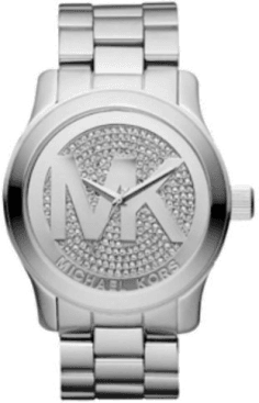 Montre Femme Michael Kors Runway MK3375 en acier argenté
