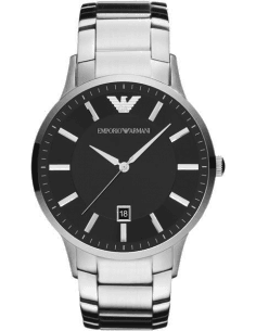 Montre Homme Emporio Armani Sportivo AR2457 - Cadran Noir Acier Inoxydable
