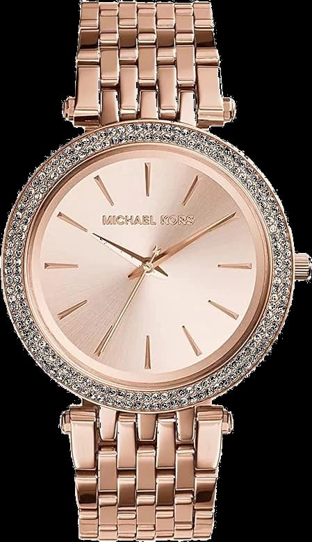 Montre Femme Michael Kors Darci MK3192 en Acier Or Rose à Cristaux