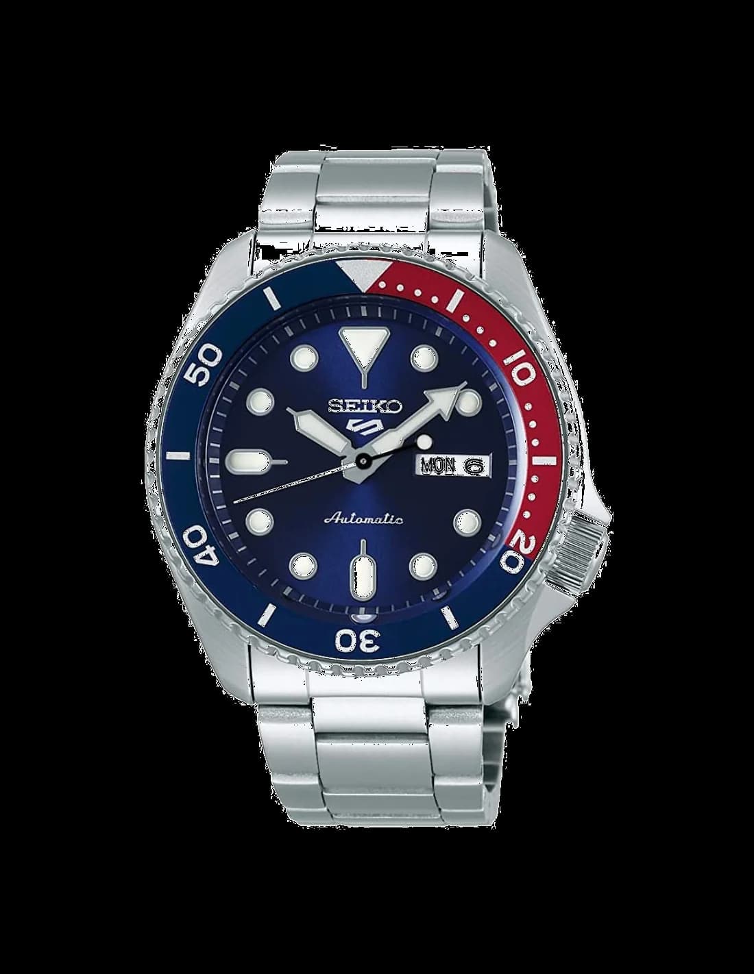 Montre Seiko SRPD53K1 Automatique Homme Lunette Pepsi Cadran Bleu