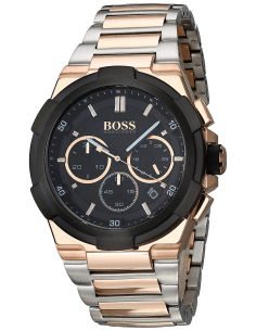 Montre Homme Hugo Boss Supernova 1513358 Acier Bicolore Or et Argent 46mm