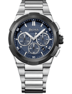 Montre Homme Hugo Boss 1513360 Chronographe Acier Cadran Bleu