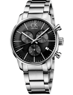Montre Homme Calvin Klein K2G27143 Chronographe Sport Acier Inoxydable Cadran Noir