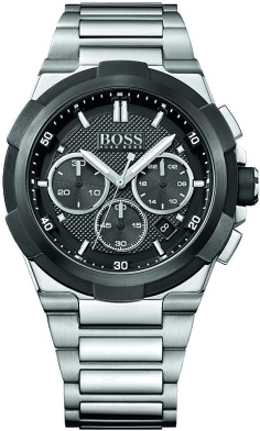 Montre Homme Hugo Boss Supernova 1513359 Acier Inoxydable Argent Cadran Noir