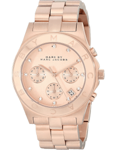 Montre Femme Marc Jacobs MBM3102 Chronographe Acier Or Rose