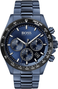 Montre Homme Hugo Boss 1513758 Chronographe Acier Cadran Bleu Nuit