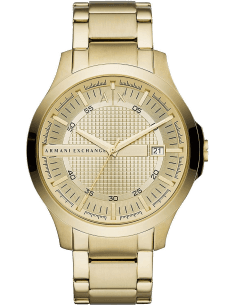 Montre Homme Armani Exchange AX2415 en Acier Doré Jaune