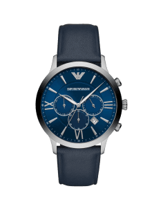 Montre Homme Emporio Armani Classique Chronographe Cadran Bleu AR11226