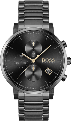 Montre Homme Hugo Boss Integrity 1513780 - Boîtier et bracelet acier noir