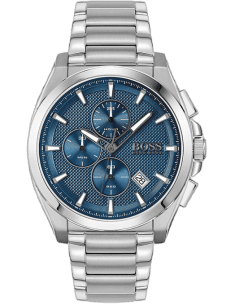 Montre Homme Hugo Boss Grandmaster 1513884 Chronographe Cadran Bleu Acier