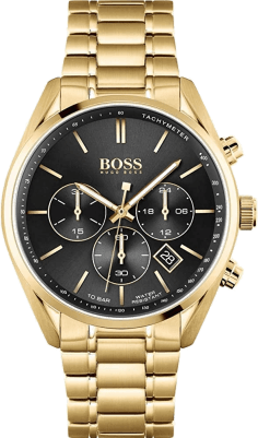 Montre Homme Hugo Boss Champion 1513848 en acier doré jaune